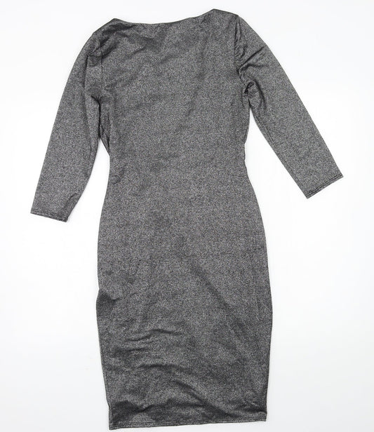 F&F Womens Grey Jersey Bodycon Size 6