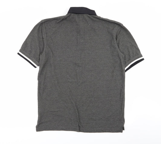 Milestone Mens Grey Polo Size M