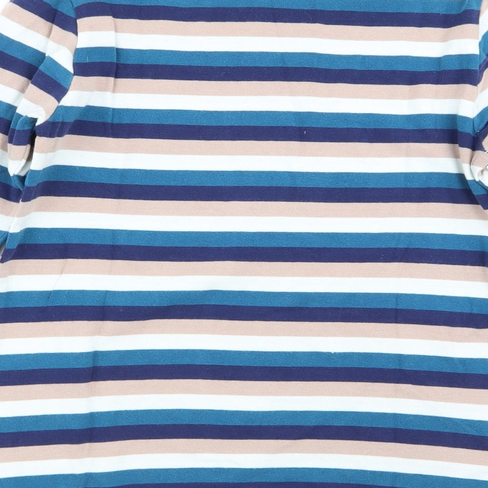 Crew Clothing Womens Multicoloured Striped Basic T-Shirt Size 8