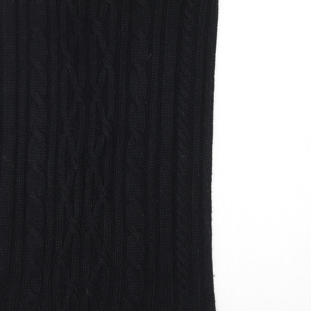 Peacocks Womens Black A-Line Skirt Size M - stretchy waist band