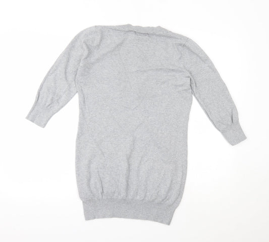 Womens UK Size 12 INTERNACIONALE Grey Pullover Jumper