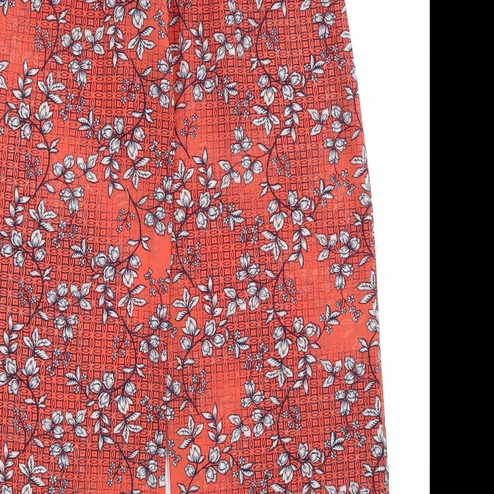 Womens UK Size 8 Atmosphere Regular Fit Red Trousers