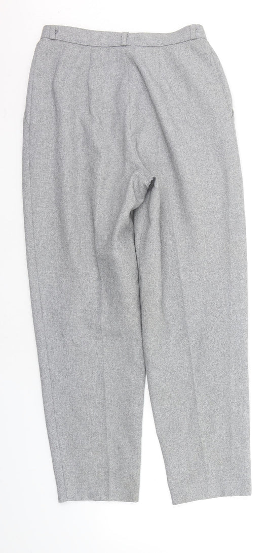 Womens UK Size 14 Littlewoods Regular Fit Grey Trousers