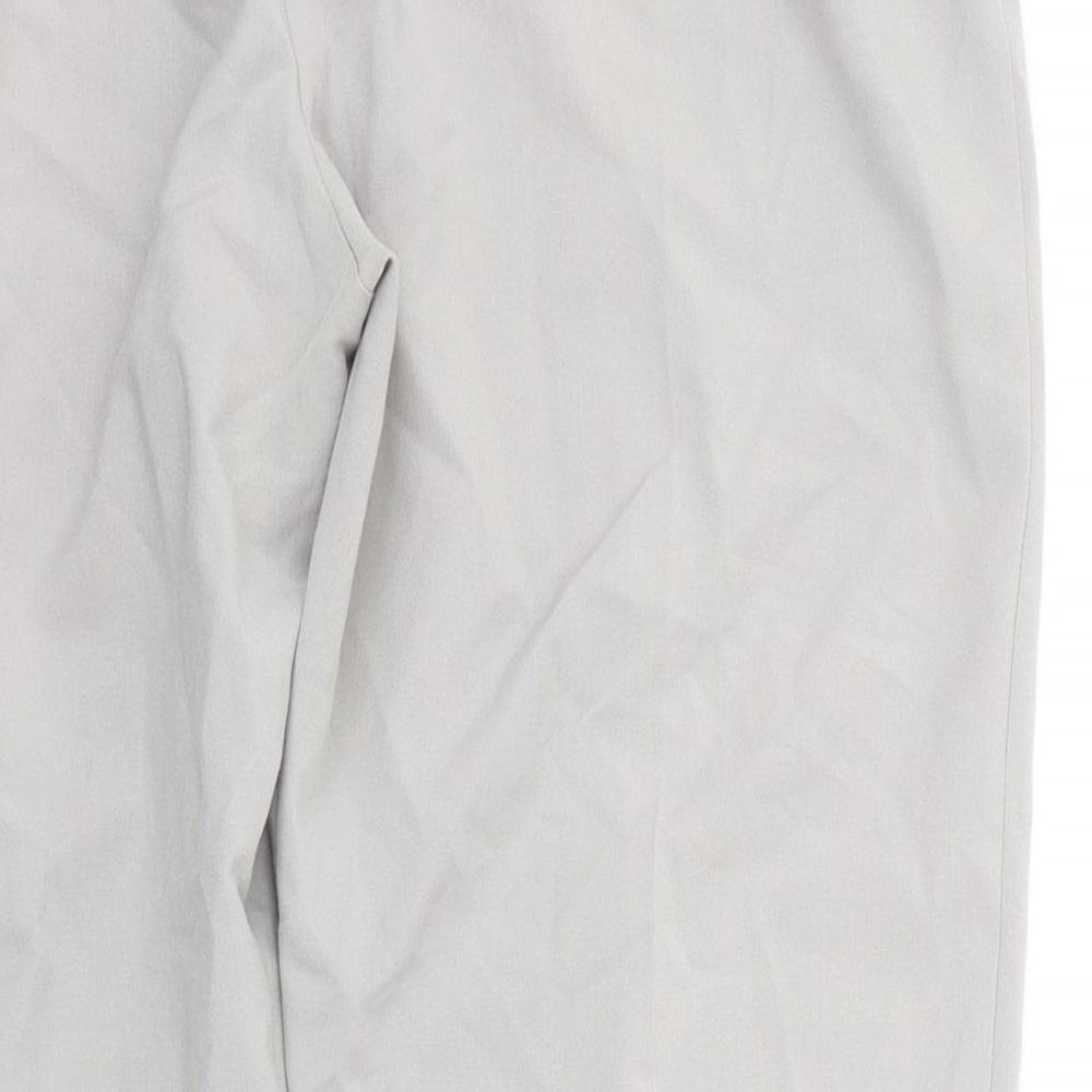 Womens UK Size 18 Preworn Regular Fit Grey Trousers