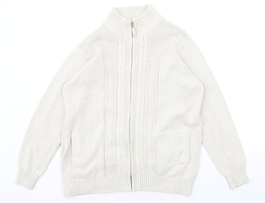 Womens UK Size XL EWM White Jacket