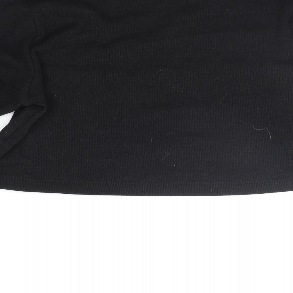 Womens UK Size 16 Missguided Black Pullover Jumper