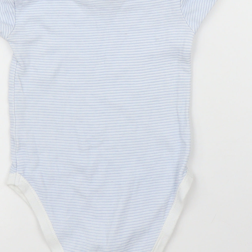 Jonelle Baby Blue Striped Babygrow One-Piece Size 6-9 Months