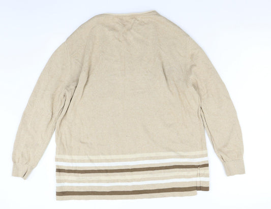 Womens UK Size 14 Principles Beige Pullover Jumper