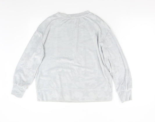 George Womens Grey Fleece Pullover Jumper Size 8