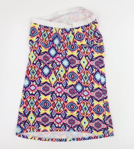 Matalan Womens Pink Floral Basic Tank Size 12