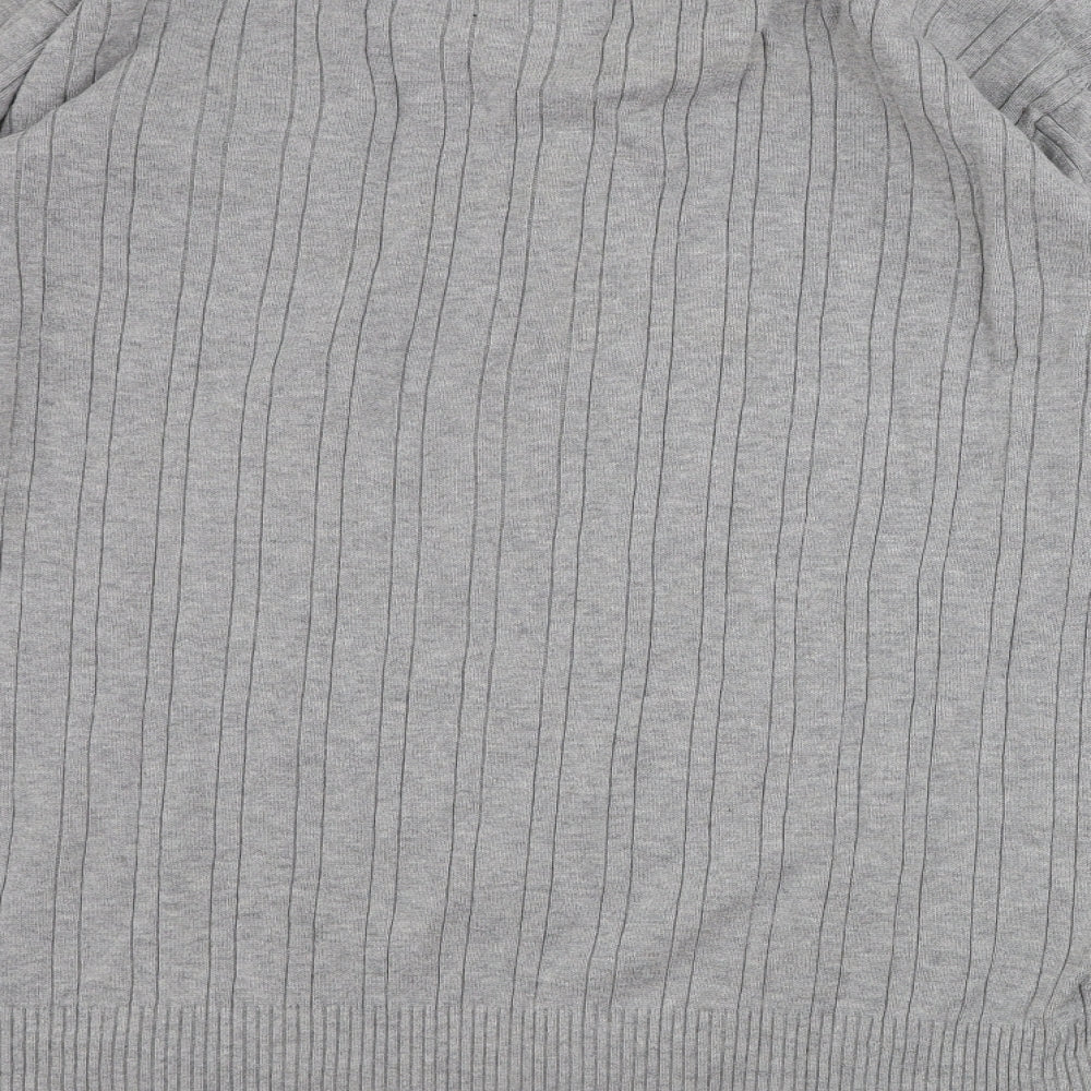 Dissident Mens Grey Pullover Jumper Size XL