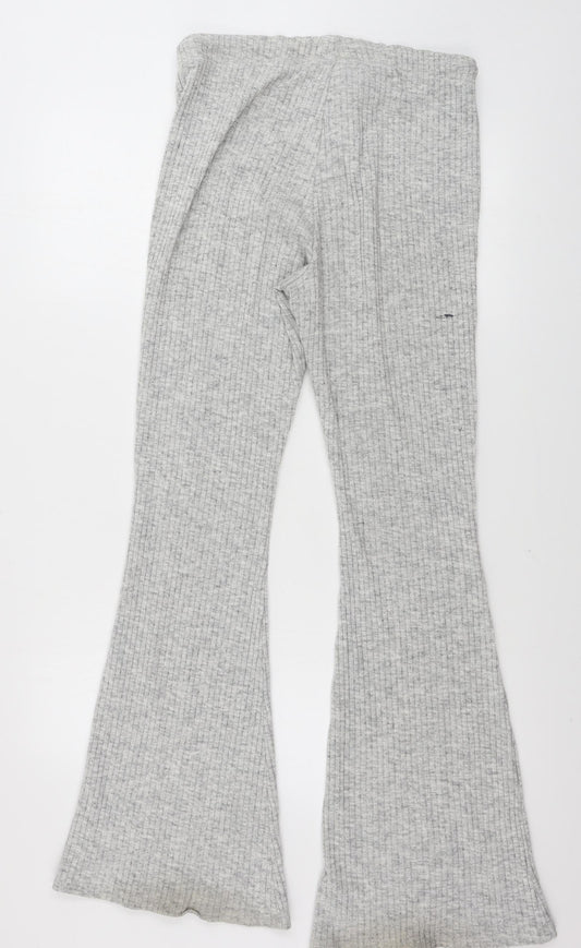 Womens UK Size 14 Topshop Regular Fit Sweatpants Grey Trousers