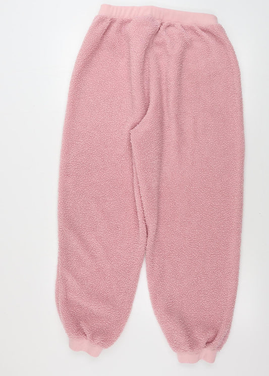ASOS Womens Pink Sweatpants Trousers Size 14 L24 in