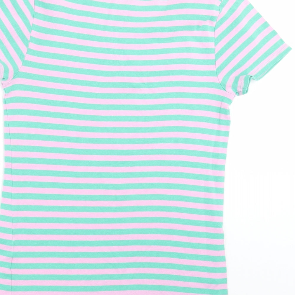 Womens UK Size 10 NEXT Green Basic T-Shirt