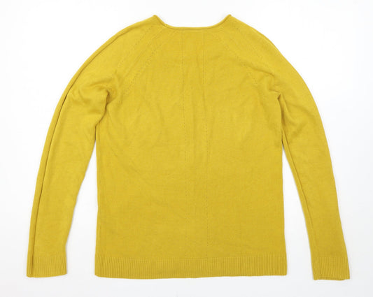 TU Womens Yellow Pullover Jumper Size 12