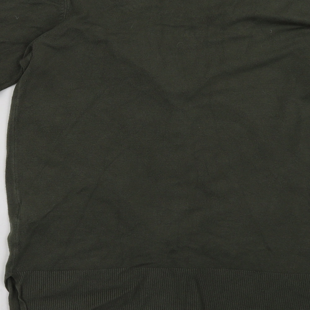 Womens UK Size 10 Matalan Green Cardigan Jumper