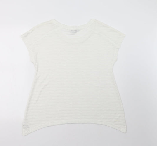 Womens UK Size 12 NEXT White Pullover Sweatshirt