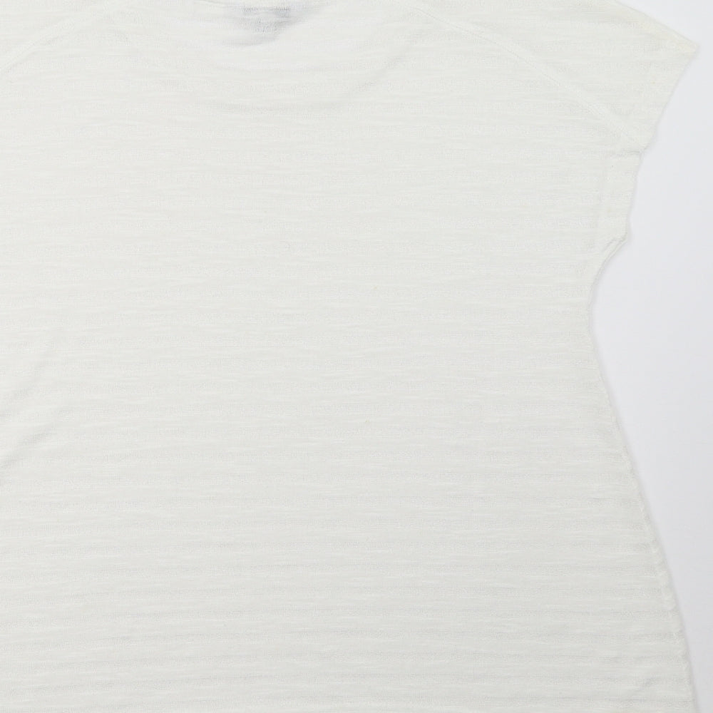 Womens UK Size 12 NEXT White Pullover Sweatshirt