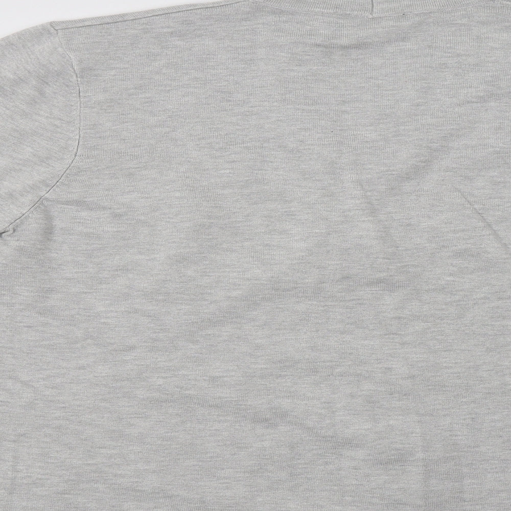 Womens UK Size L Marble Grey Pullover Jumper