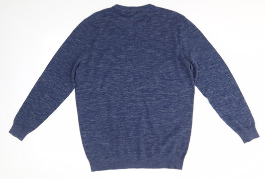 George Mens Blue Pullover Jumper Size XL