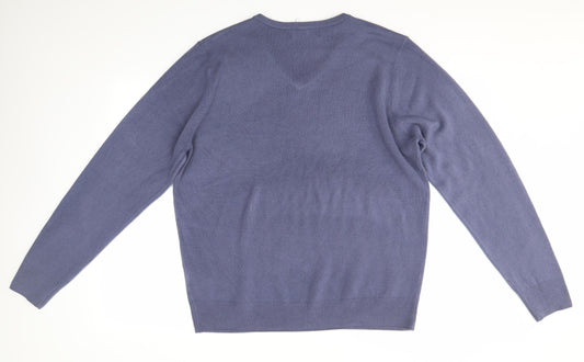 Kensington Mens Blue Pullover Jumper Size XL