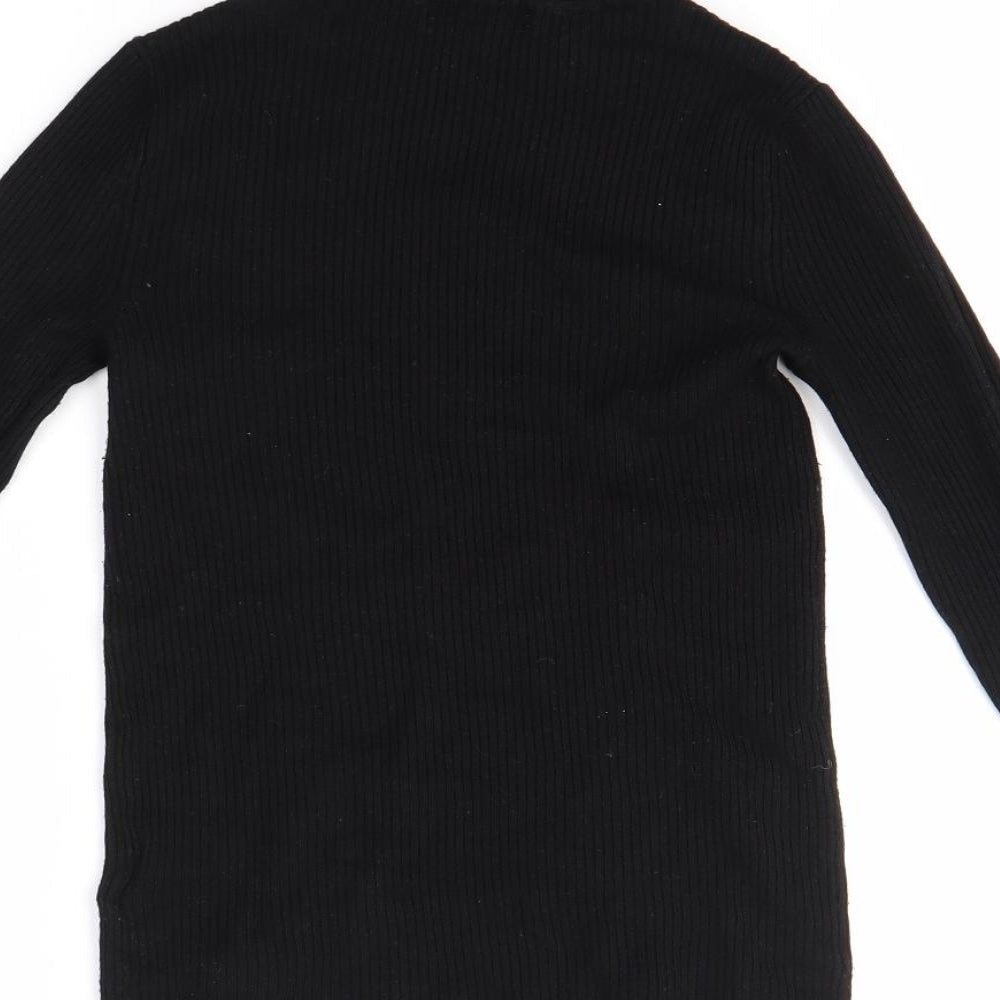 Womens UK Size 6 M&S Black Pullover Jumper