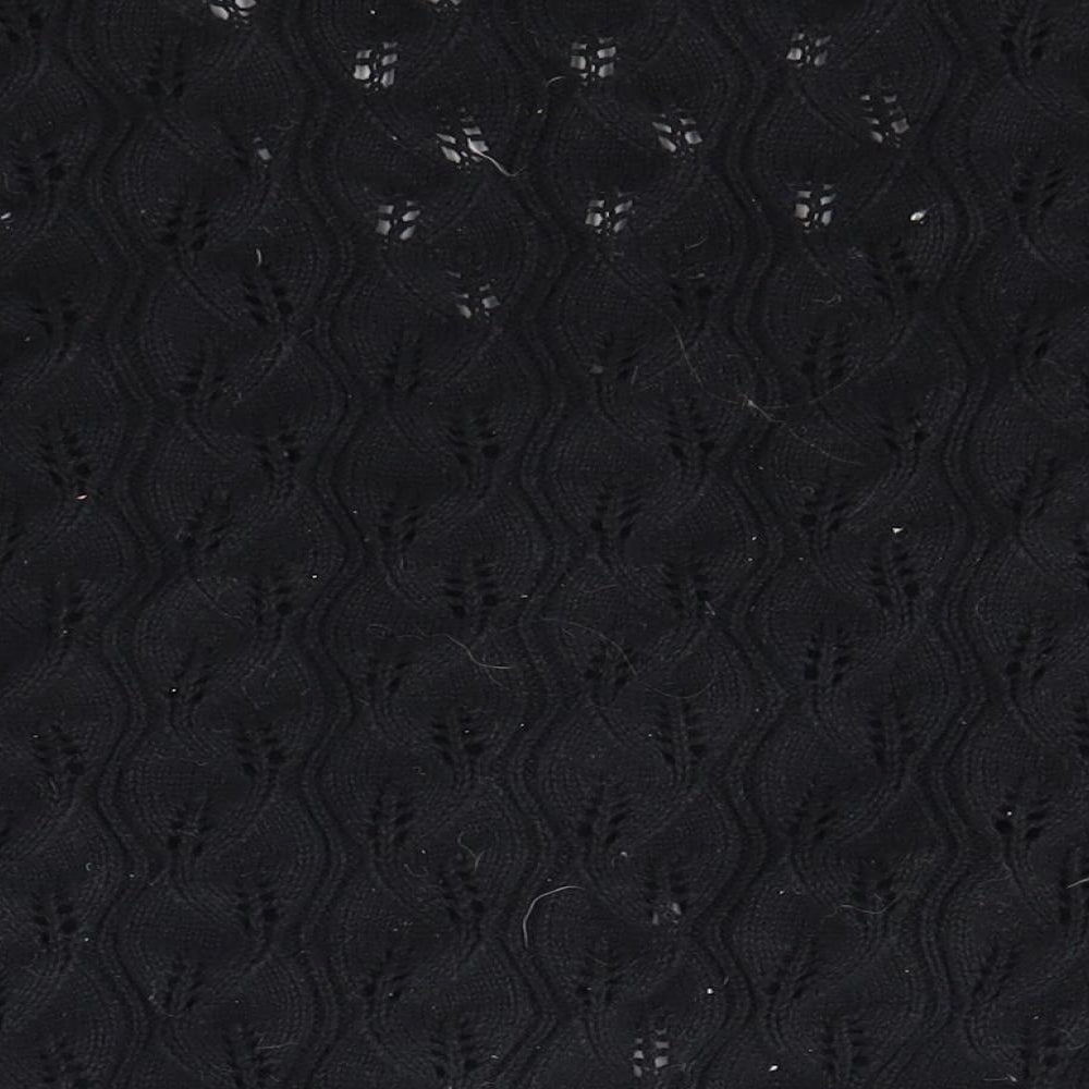 Womens UK Size 8 Dorothy Perkins Black Cardigan Jumper