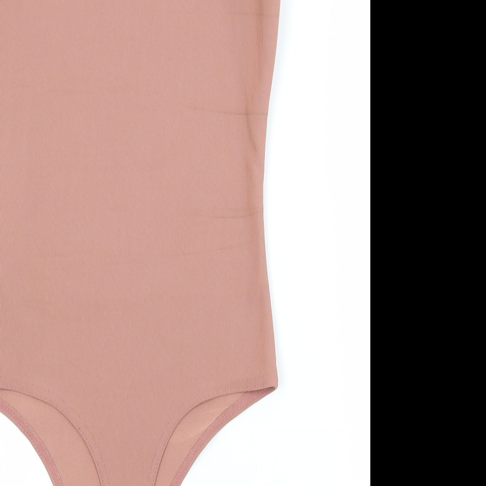 Missguided Womens Pink   Unitard One-Piece Size 10