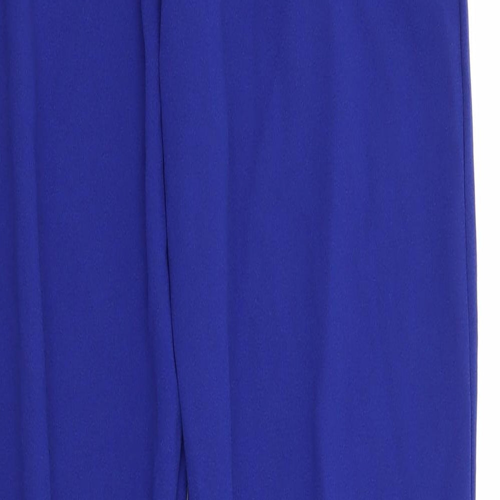 Womens UK Size 8 PRETTYLITTLETHING Regular Fit Blue Trousers