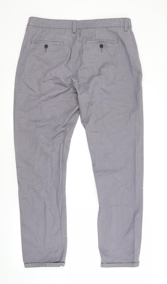 Burton Womens Grey Chino Trousers Size 36 in L32 in