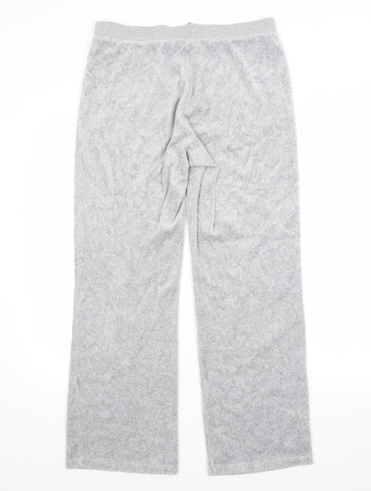 Womens UK Size 12 M&S Regular Fit Sweatpants Grey Trousers