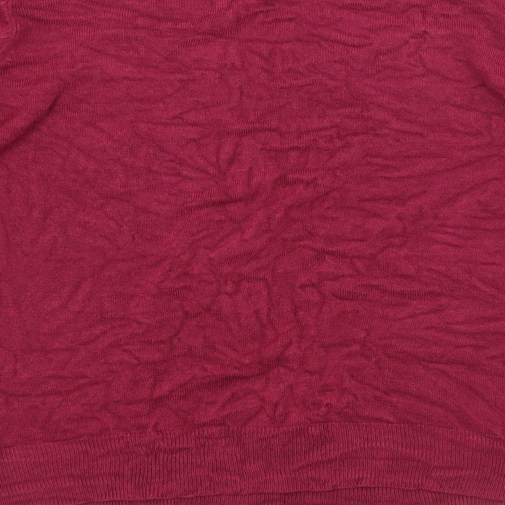 Womens UK Size 10 BHS Purple Pullover Jumper