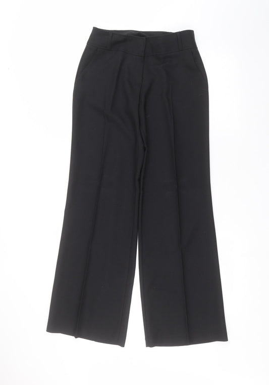 Womens UK Size 8 Dorothy Perkins Regular Fit Black Trousers