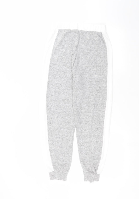 JEFF & CO Womens Grey Sweatpants Trousers Size 8 L23 in