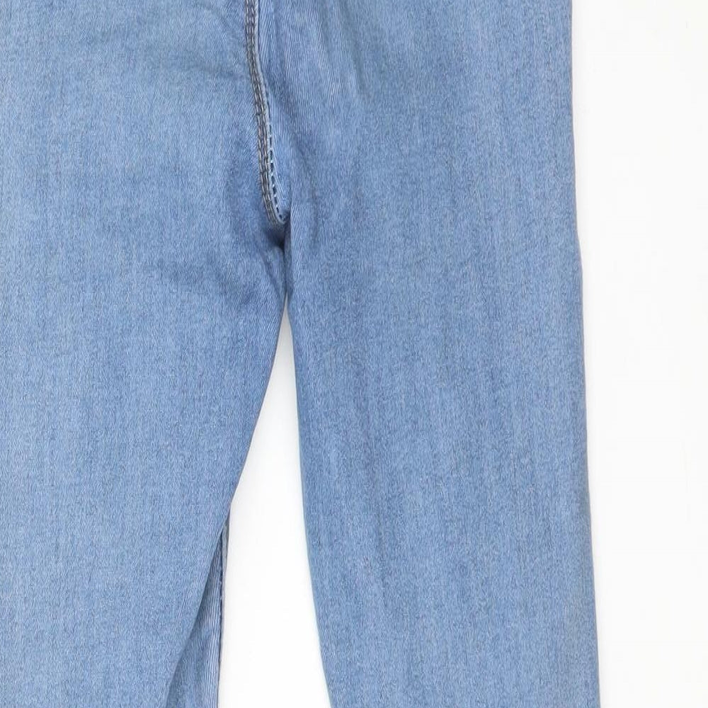 Womens UK Size 8 PRETTYLITTLETHING Regular Fit Jegging Blue Jeans