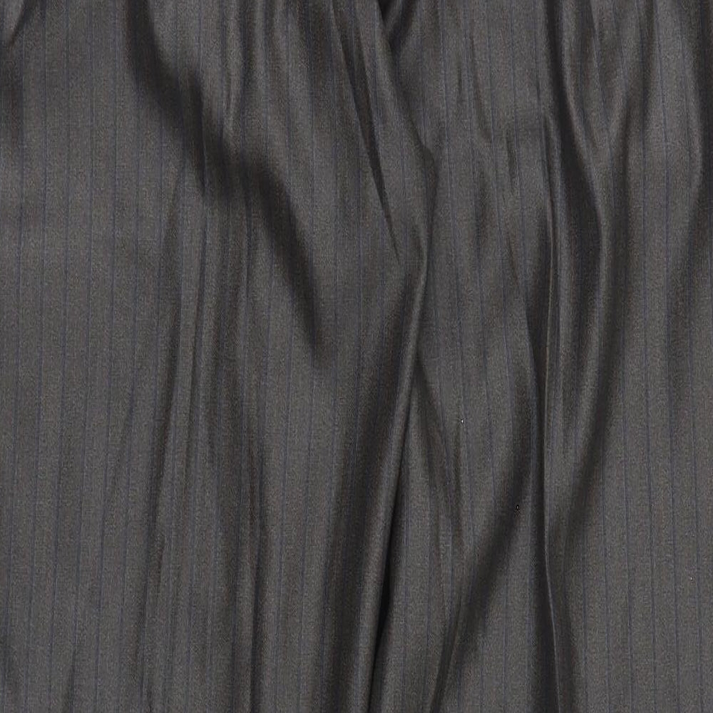 Preworn Mens Green Striped Dress Pants Trousers Size 36 L29 in