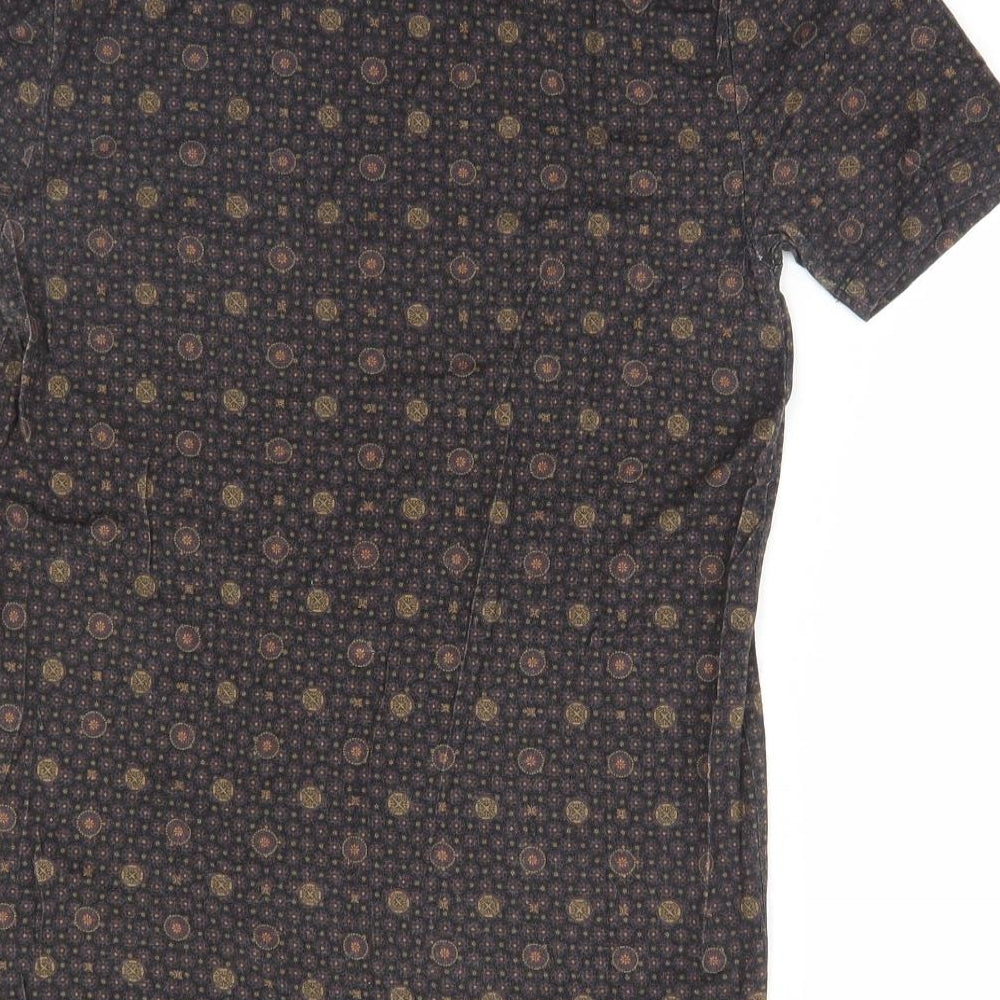 Womens UK Size XS River Island Brown Basic T-Shirt