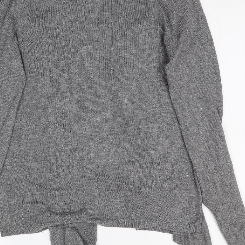 Womens UK Size M Atmosphere Grey Cardigan Jumper