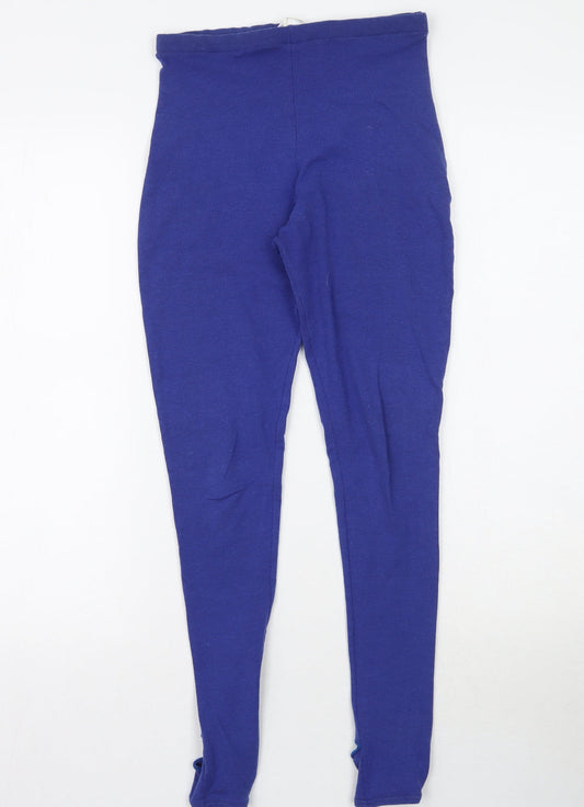 Backstage of Milton Keynes Womens Blue Leggings Size S L27 in