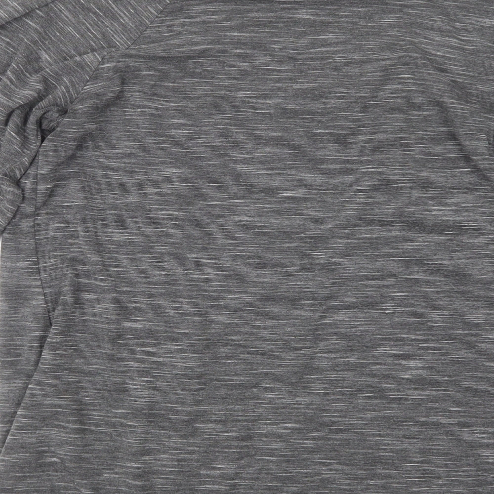 Womens UK Size 10 Atmosphere Grey Basic T-Shirt