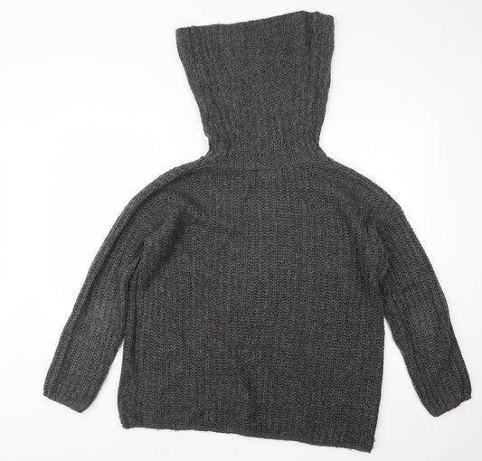 Womens UK Size 12 Onfire Grey Pullover Jumper