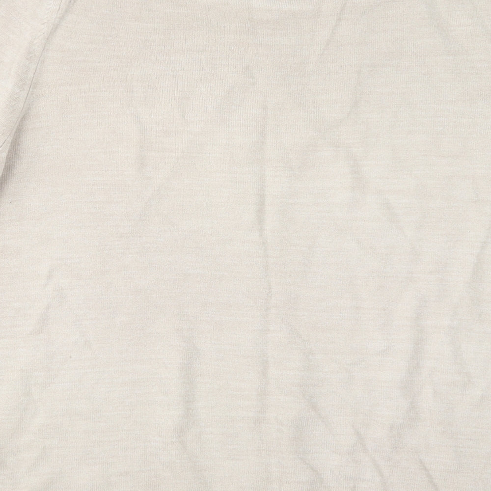 Womens UK Size 12 Marks and Spencer Beige Pullover Jumper