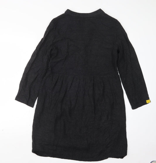 Zara Womens Black T-Shirt Dress Size S