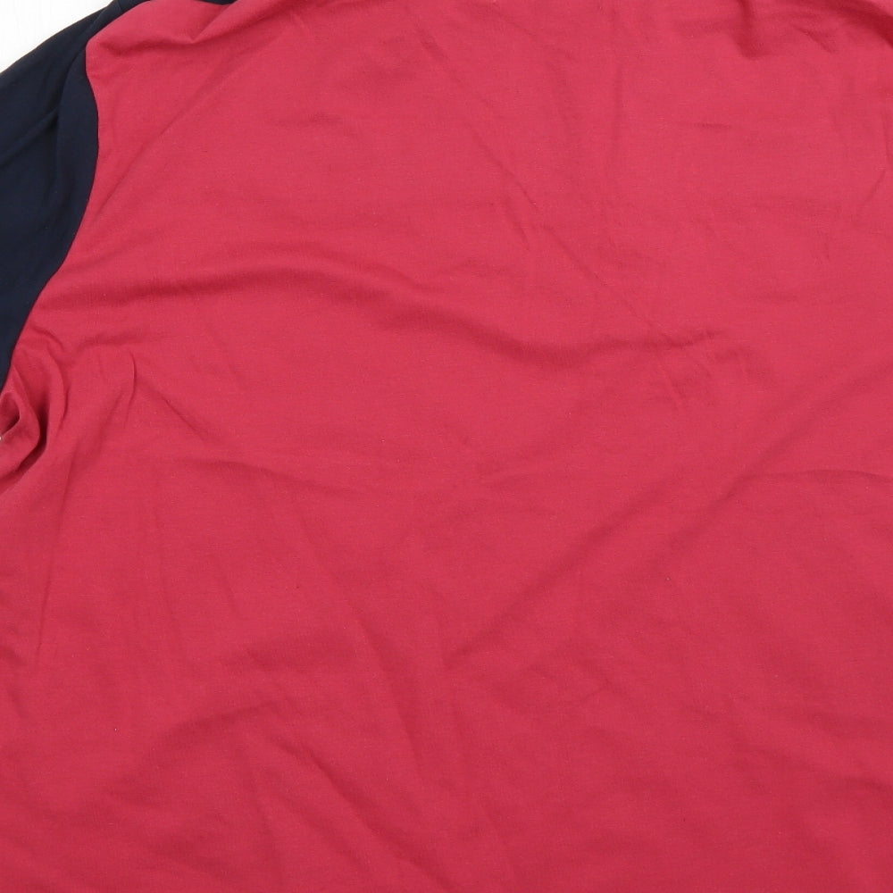 Brand and care label for Premier Man men’s multicoloured polo, size XL