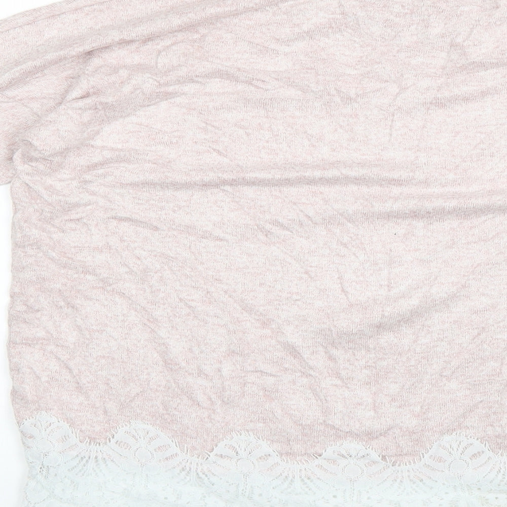 Womens UK Size 14 George Pink Pullover Jumper