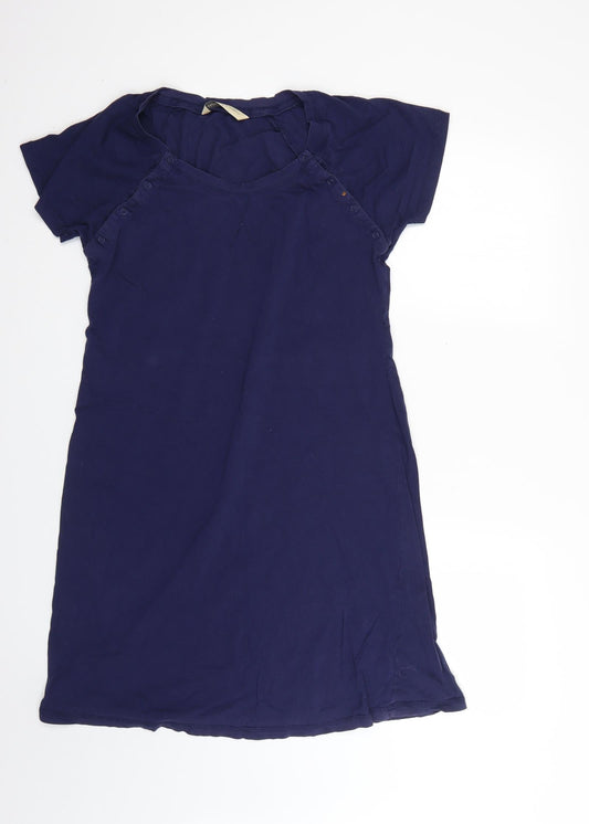 Additional front view of Blooming Marvellous women’s blue slip dress, size M