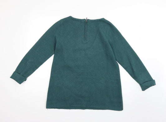 Cynthia Rowley Womens Green Pullover Jumper Size S