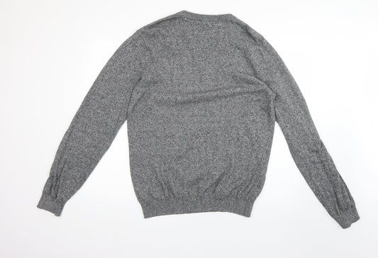 Peacocks Mens Grey Pullover Jumper Size L