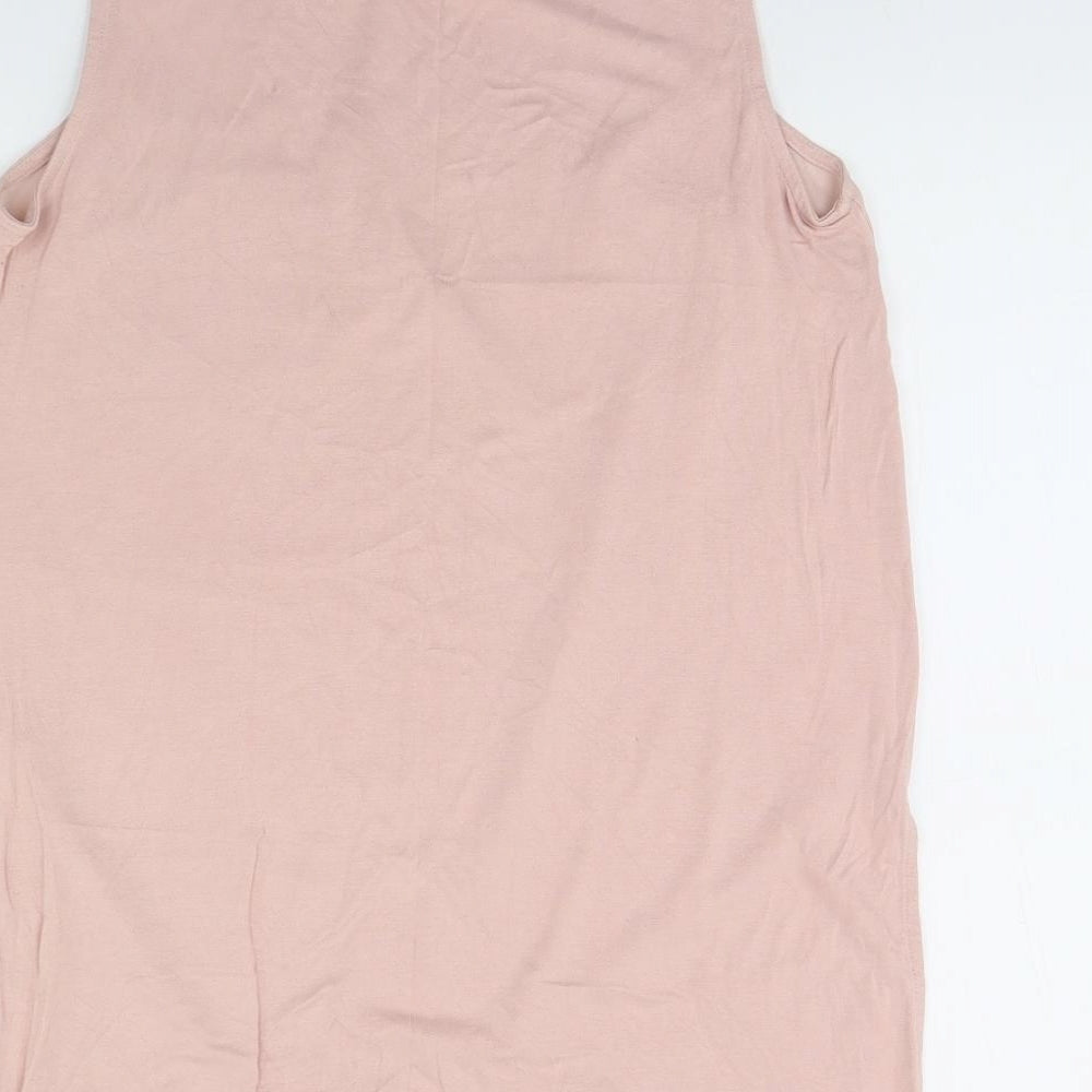 Womens UK Size 10 Peacocks Pink Basic Tank
