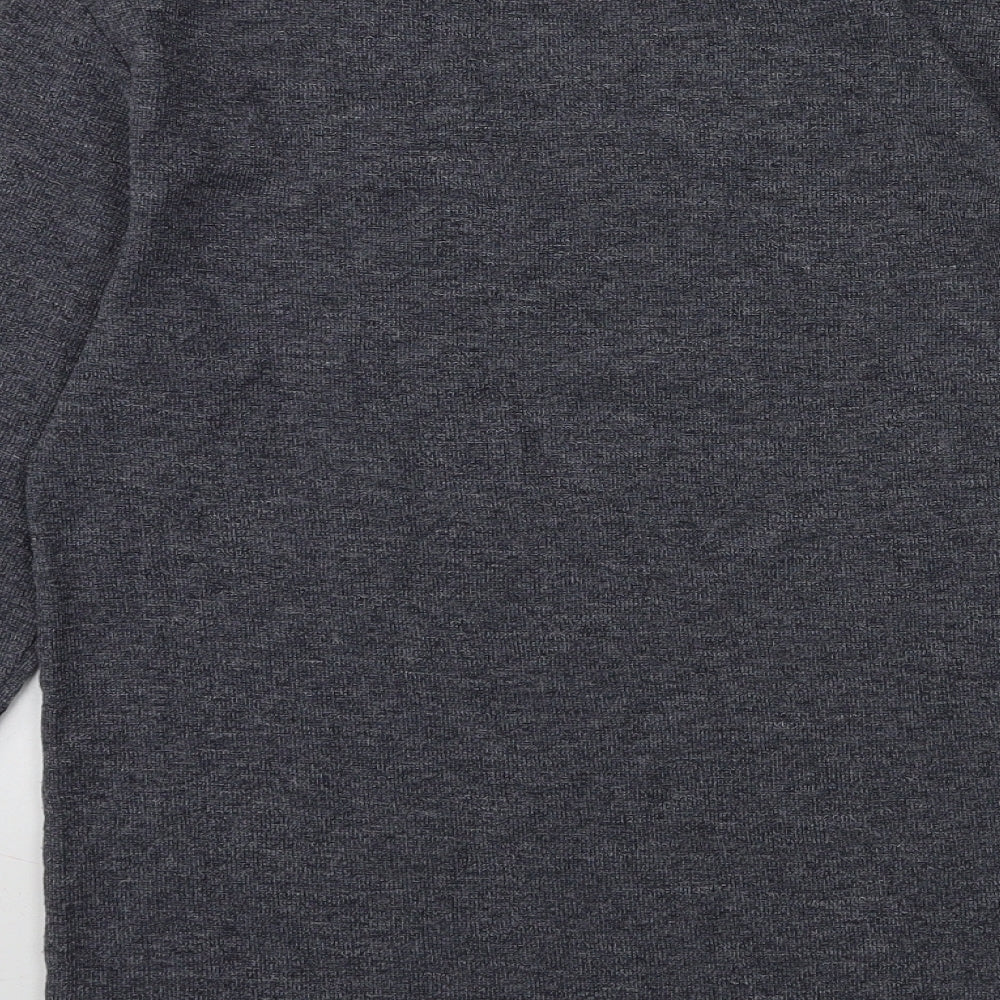 Primark Mens Grey Knit Pullover Jumper Size S